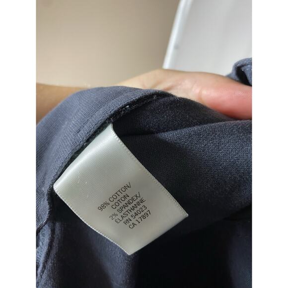 Banana Republic Factory Ryan Fit Pants Women's 14 Black Cotton Straight NWT NEW - Picture 7 of 7